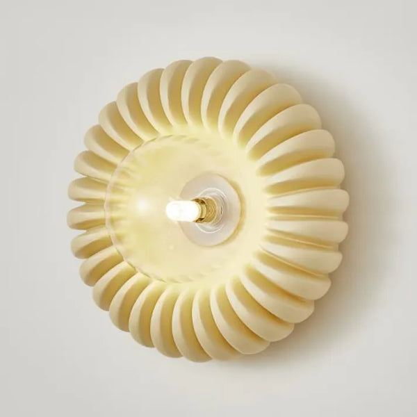 GlowResin – Elegante lampada da parete in resina