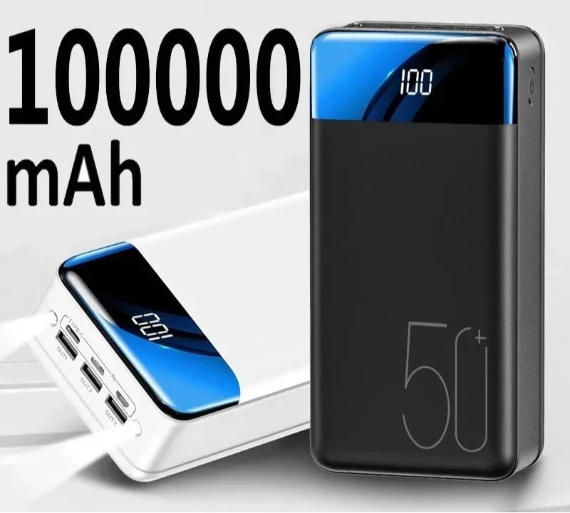 100,000mAh Ultra-High Capacity Power Bank with Super Fast Charging – Portable Charger for Phones, Tablets, and Laptops-5