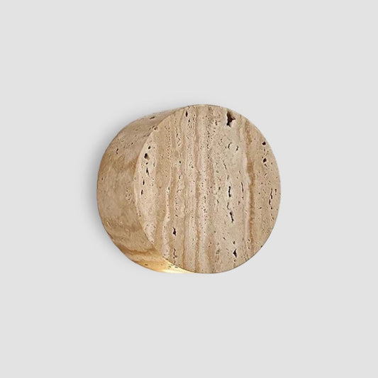 AuraStone - Natural Travertine Sconce