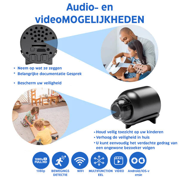 Compact Full HD Wireless Security Camera with 160-Degree Angle, Night Vision, and 72-Hour Battery Life for Home Security-3