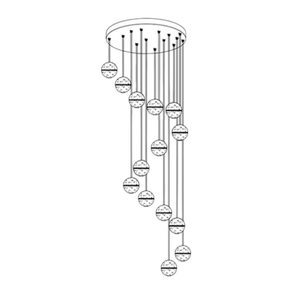 GlowCrystal - Pendellampe