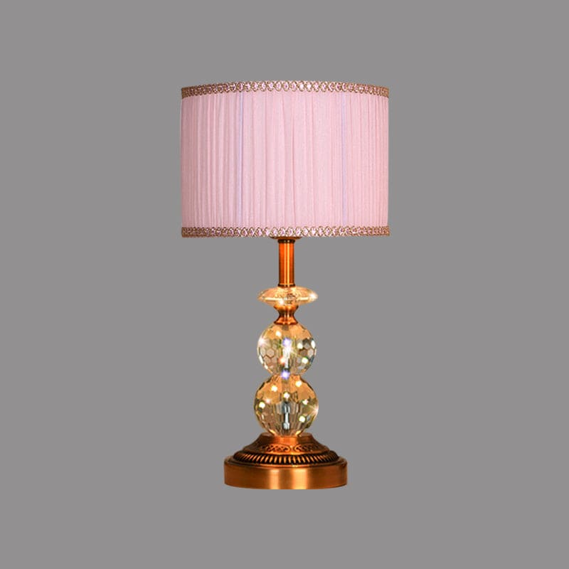 SculpturalShine – Lampada da tavolo con sfera di cristallo dall'eleganza raffinata