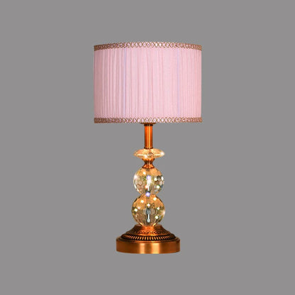 SculpturalShine – Lampada da tavolo con sfera di cristallo dall'eleganza raffinata