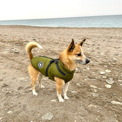 Waterproof Dog Coat with Built-in Harness – Warm, Weather-Resistant Dog Jacket for All Breeds-3