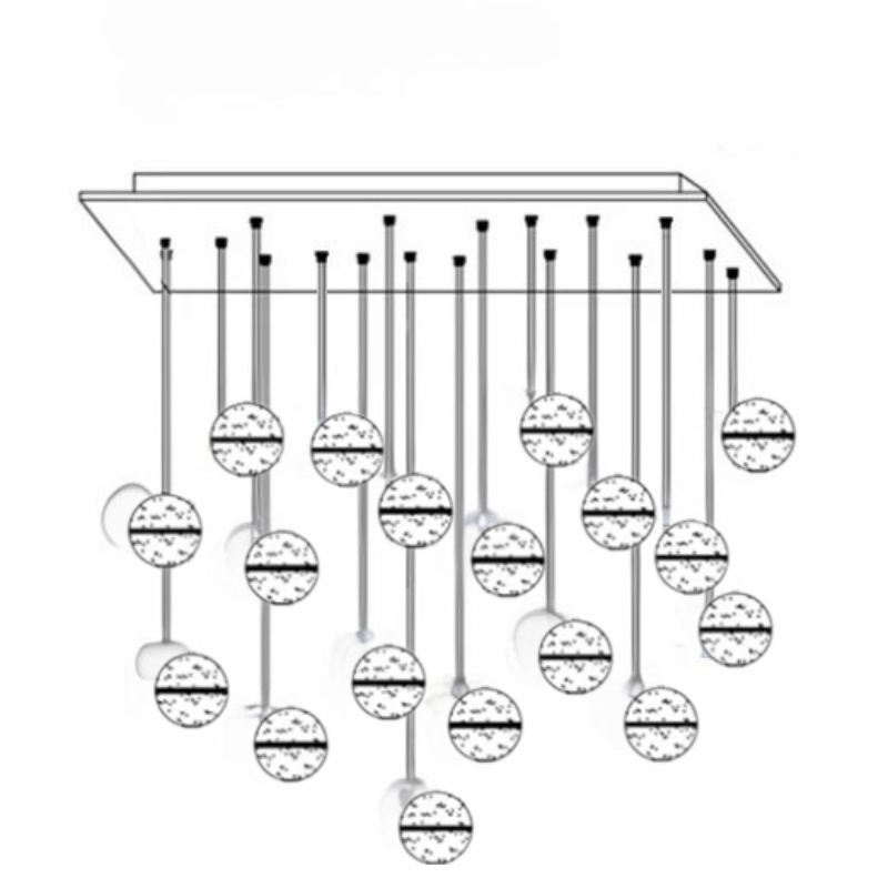 GlowCrystal - Pendellampe