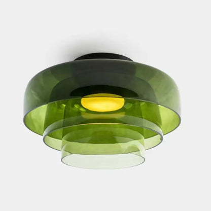 LuxeGleam - Classic Glass Ceiling Lamp