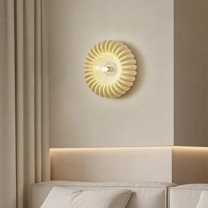 GlowResin – Elegante lampada da parete in resina
