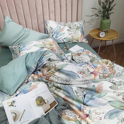 FloralPure - Egyptian Cotton Bed Linen Set