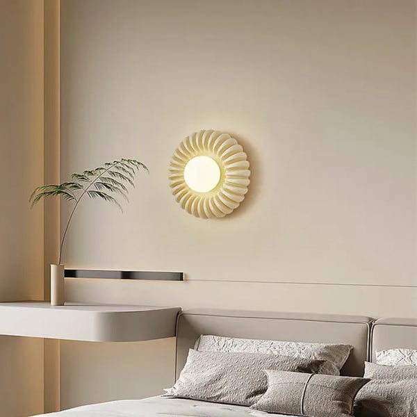 GlowResin – Elegante lampada da parete in resina
