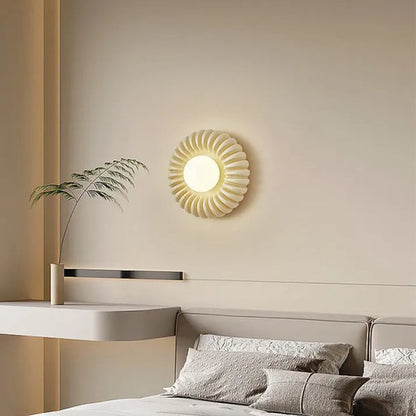 GlowResin – Elegante lampada da parete in resina