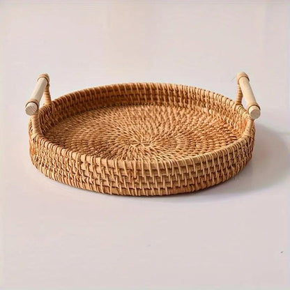 EcoRiva - Woven Rattan Serving Tray