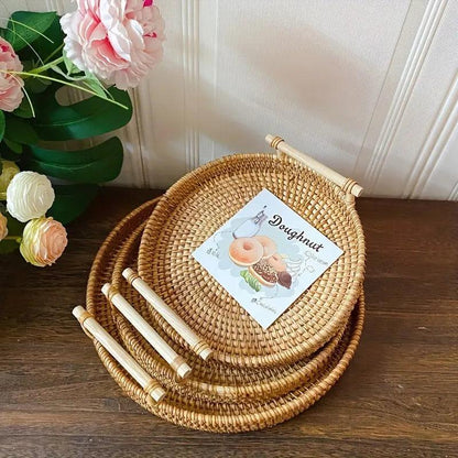EcoRiva - Woven Rattan Serving Tray