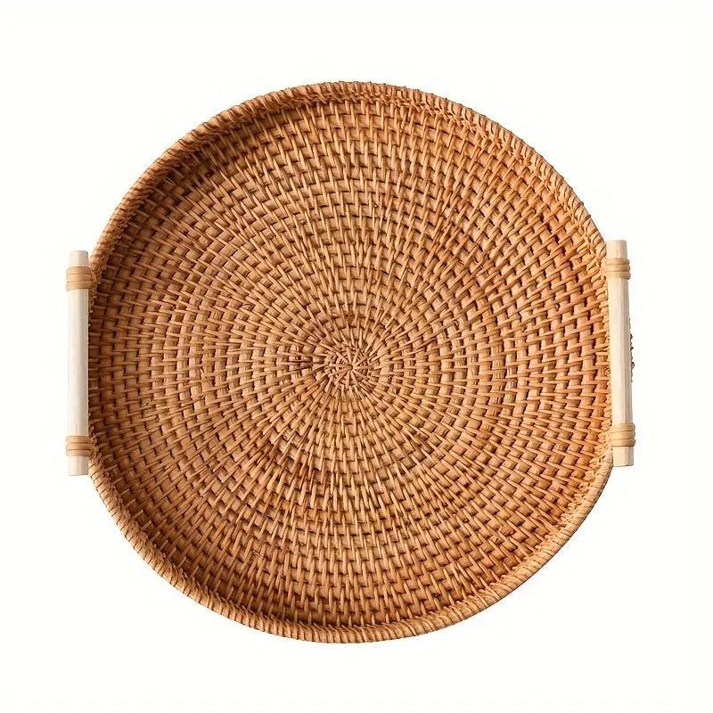 EcoRiva - Woven Rattan Serving Tray