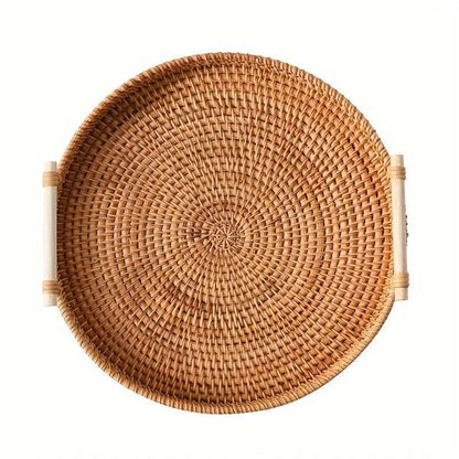 EcoRiva - Woven Rattan Serving Tray