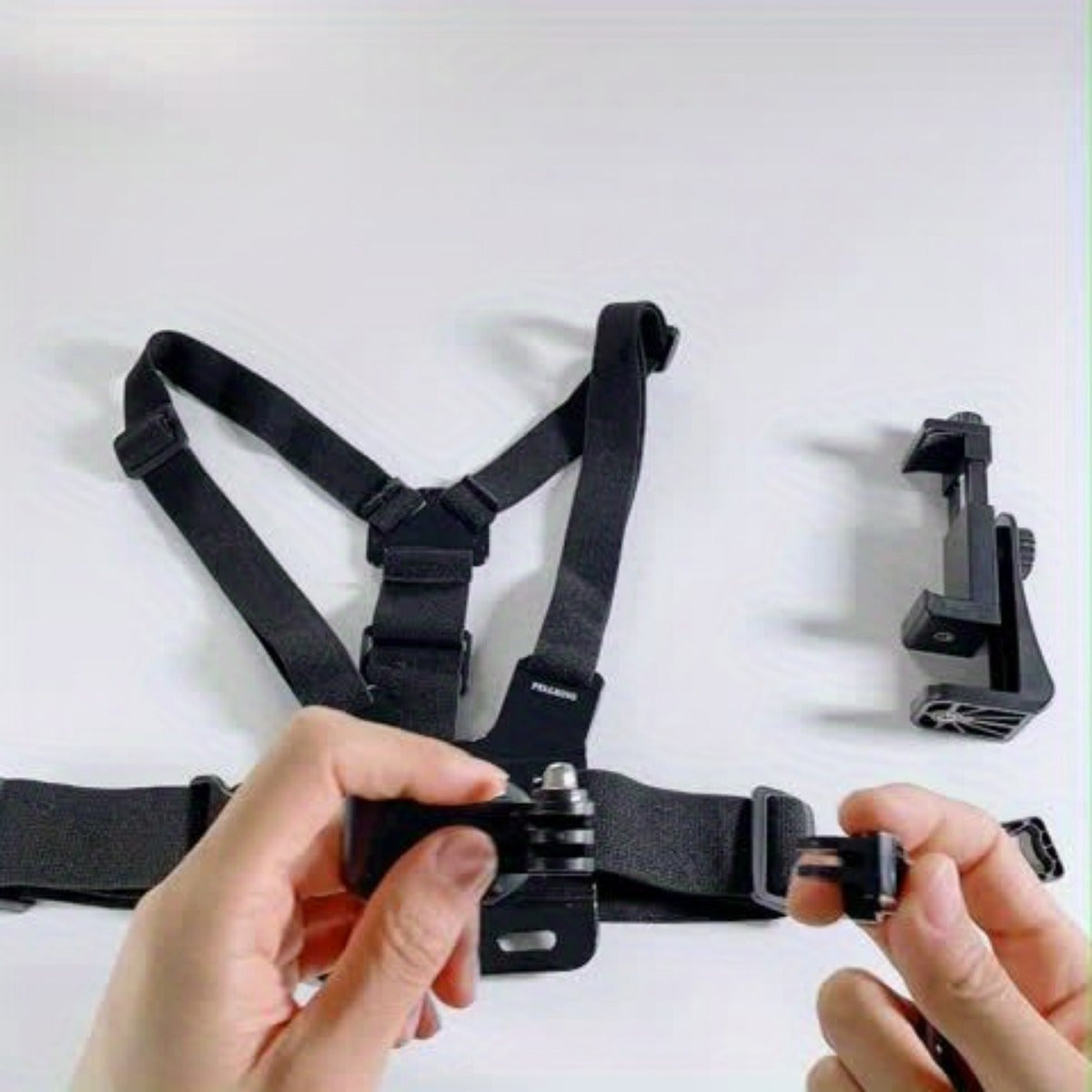 Adjustable Hands-Free Breast Belt for Comfortable Filming and Photography – Secure Phone Holder for Smartphones and Action Cameras-4