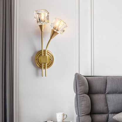 PetalLuxe – Modern Dual-Flower Wall Light