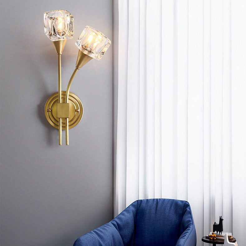 PetalLuxe – Modern Dual-Flower Wall Light