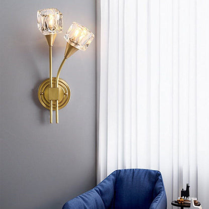 PetalLuxe – Modern Dual-Flower Wall Light
