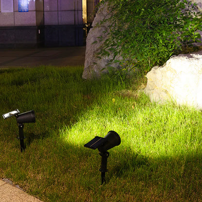 Solar Powered Garden Spotlight - 9 Color LED Solar Spike Lights for Outdoor Security-6