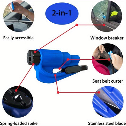 Compact Emergency Safety Hammer with Ergonomic Handle – Window Breaker for Quick Escape in Car, Available in Multiple Colors-6