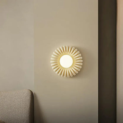 GlowResin – Elegante lampada da parete in resina