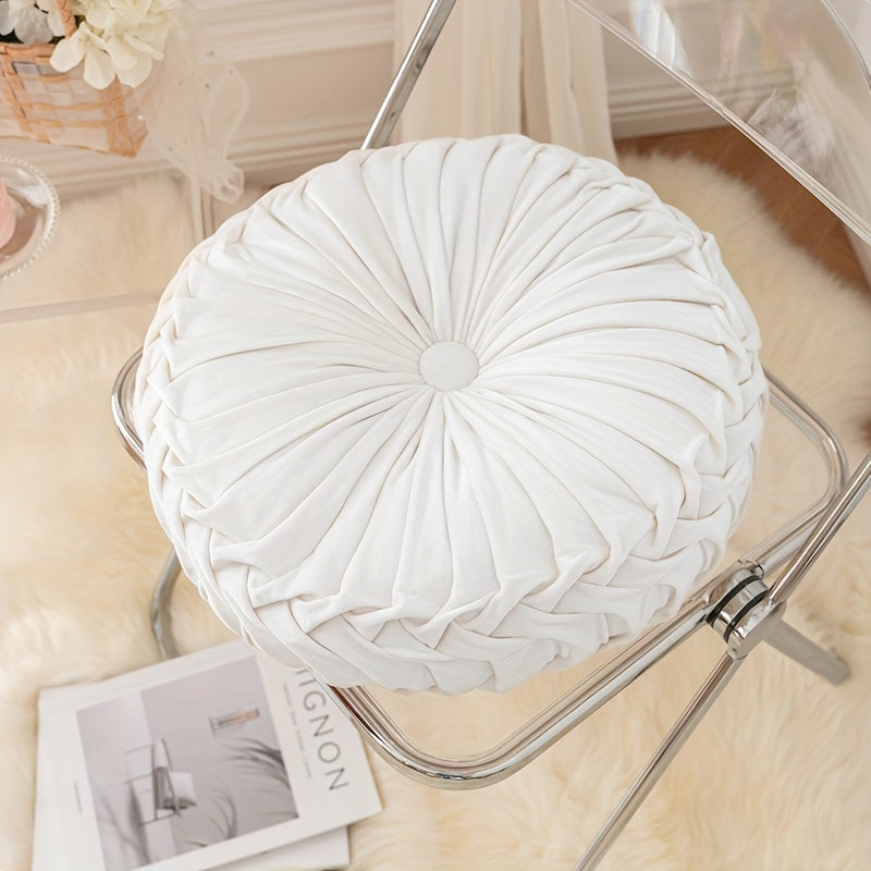 VelvetGlow - Coussin Rond Doux pour Espaces Confortables