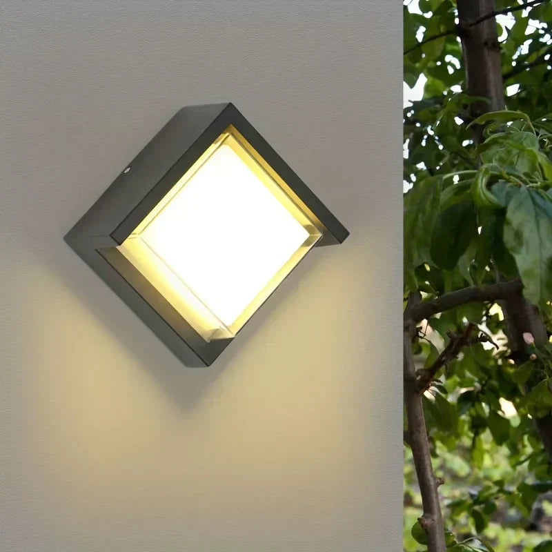 BrightGuard - Modern Outdoor Wall Lamp with Powerful LED Lighting-4