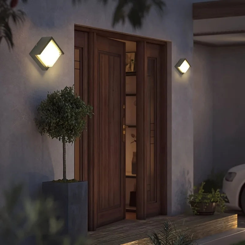 BrightGuard - Modern Outdoor Wall Lamp with Powerful LED Lighting-2