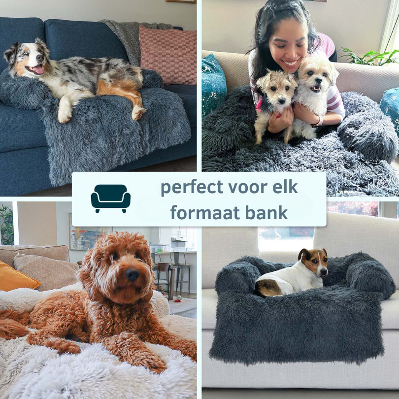 Water-Repellent Dog Bed Protector with Soft Vegan Fur – Non-Slip, Comfortable, Suitable for All Dog Sizes-6