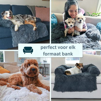 Water-Repellent Dog Bed Protector with Soft Vegan Fur – Non-Slip, Comfortable, Suitable for All Dog Sizes-6
