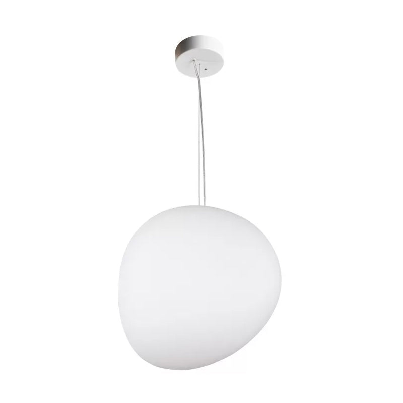 StoneLuxe - Modern Cream Glass Suspension Lamp