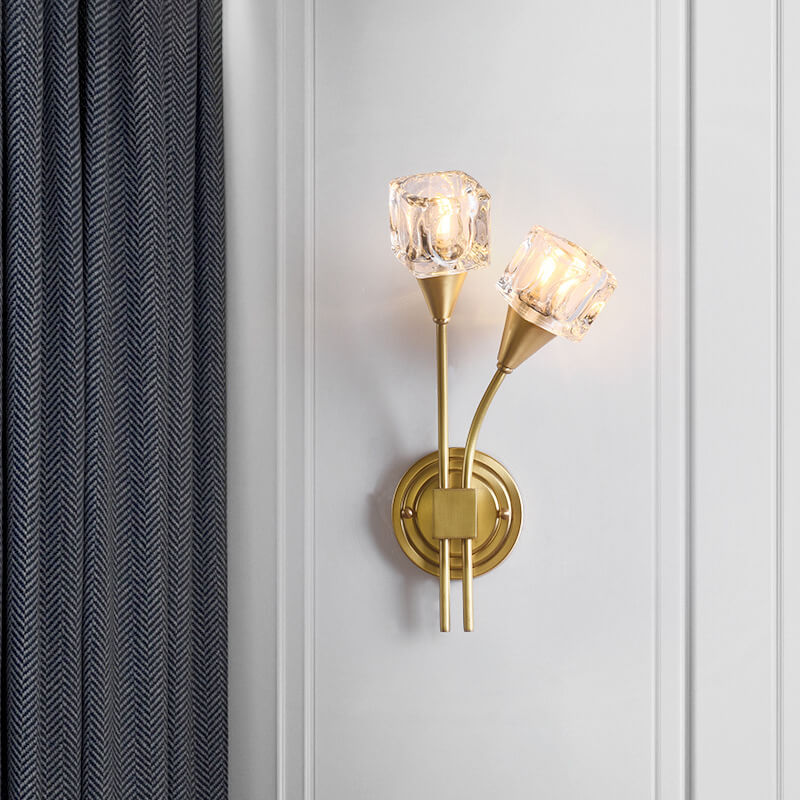 PetalLuxe – Modern Dual-Flower Wall Light