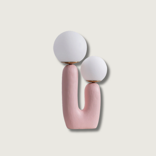 ClearLume – Sleek Glass and Resin Table Lamp