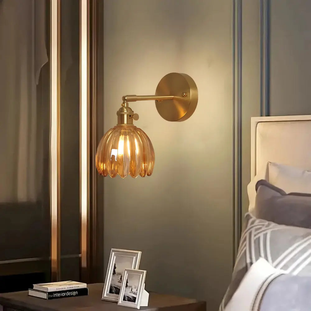 GlowForge - Stylish Wall Lamp with a Metallic Finish