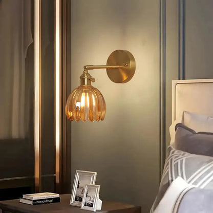 GlowForge - Stylish Wall Lamp with a Metallic Finish