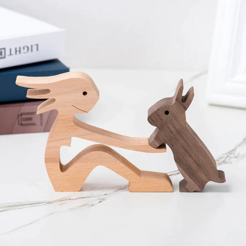 Variant image for Hand-Carved Wooden Animal Figures – Eco-Friendly Home Decor and Unique Gift for Animal Lovers-14
