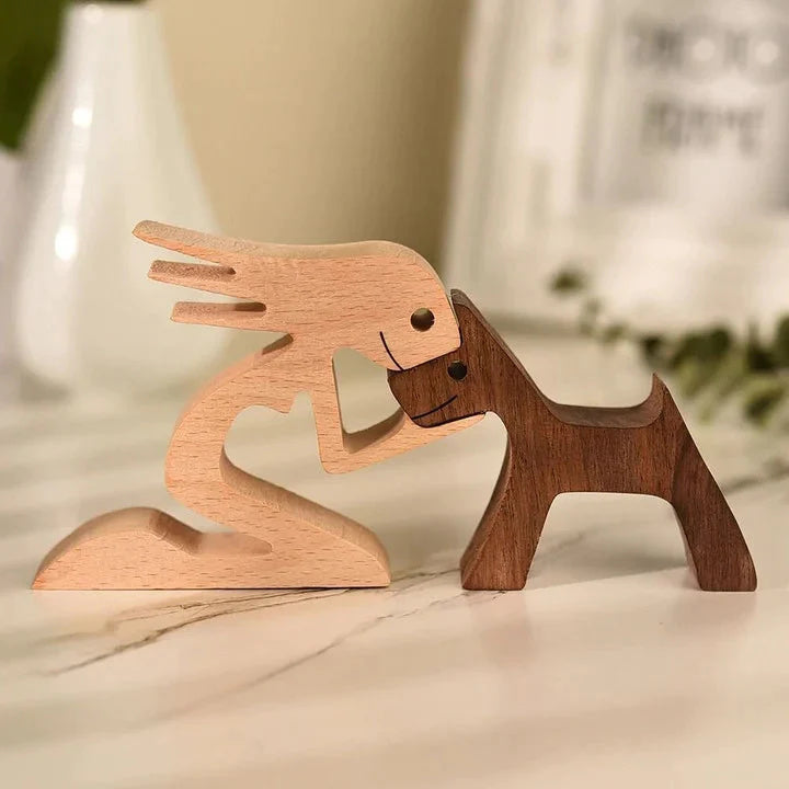 Variant image for Hand-Carved Wooden Animal Figures – Eco-Friendly Home Decor and Unique Gift for Animal Lovers-9