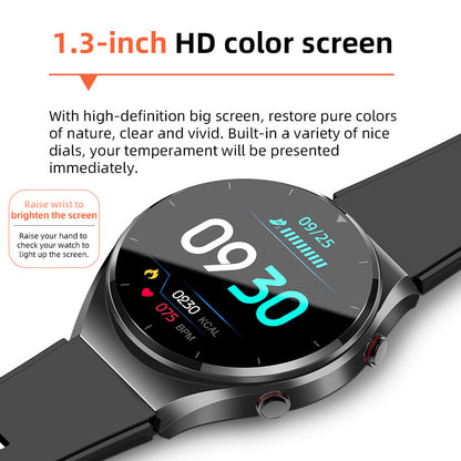 1+1 FREE | One-Click Blood Sugar & Blood Pressure Monitor – EKG, HRV, and Health Tracking Smartwatch 3