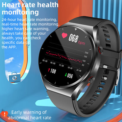 1+1 FREE | One-Click Blood Sugar & Blood Pressure Monitor – EKG, HRV, and Health Tracking Smartwatch 6