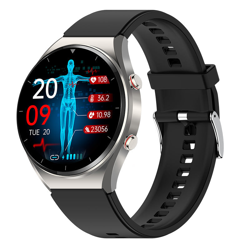 1+1 FREE | One-Click Blood Sugar & Blood Pressure Monitor – EKG, HRV, and Health Tracking Smartwatch 9