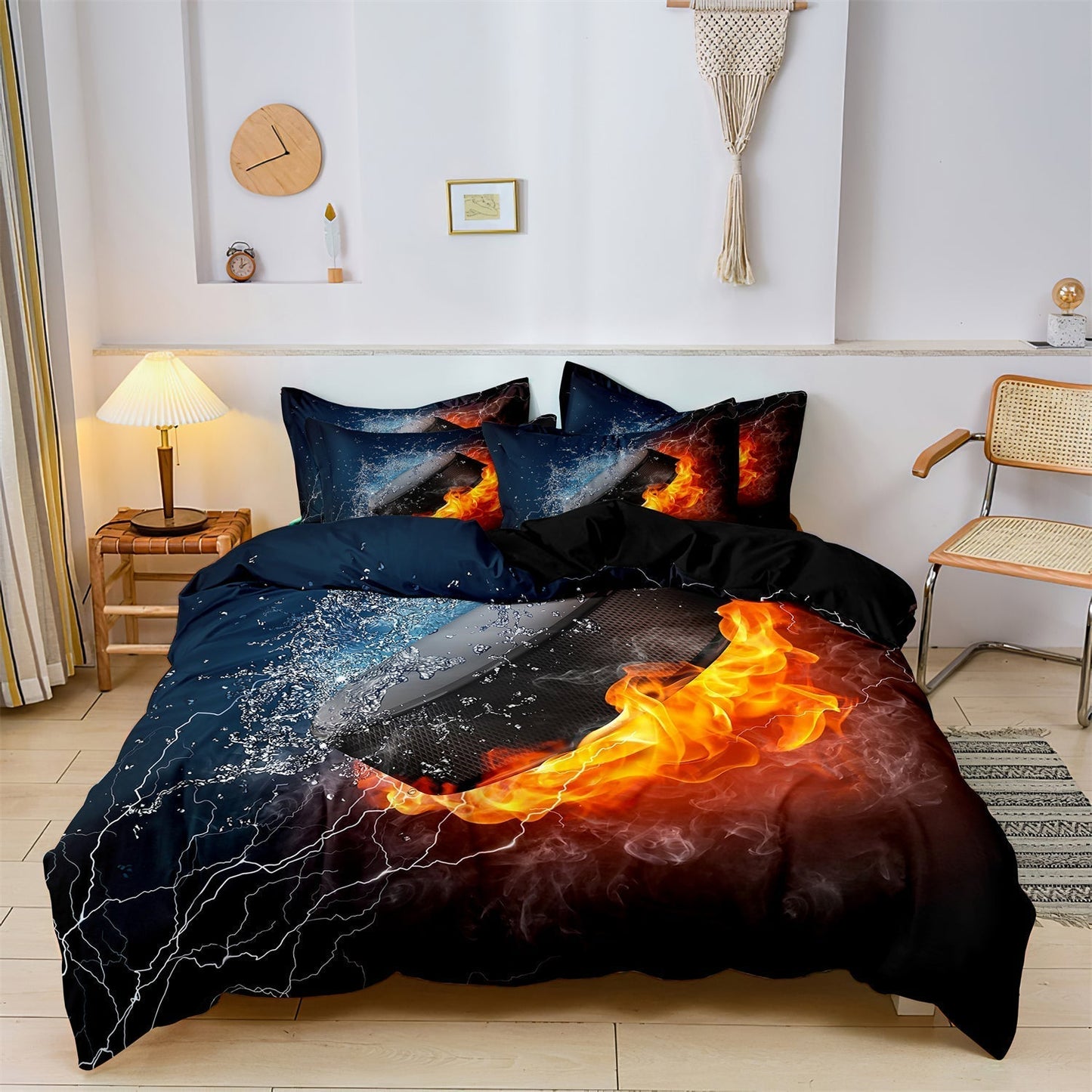 IceBlaze - Hockey-inspiriertes Bettset