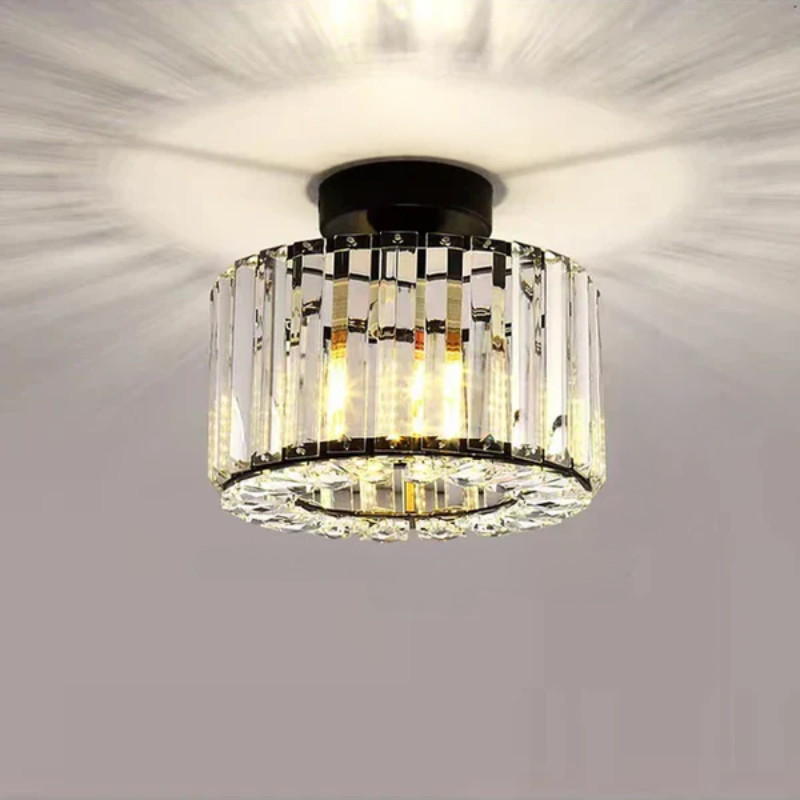 GlimmerLux – Dazzling Ceiling Light with Sparkling Crystals