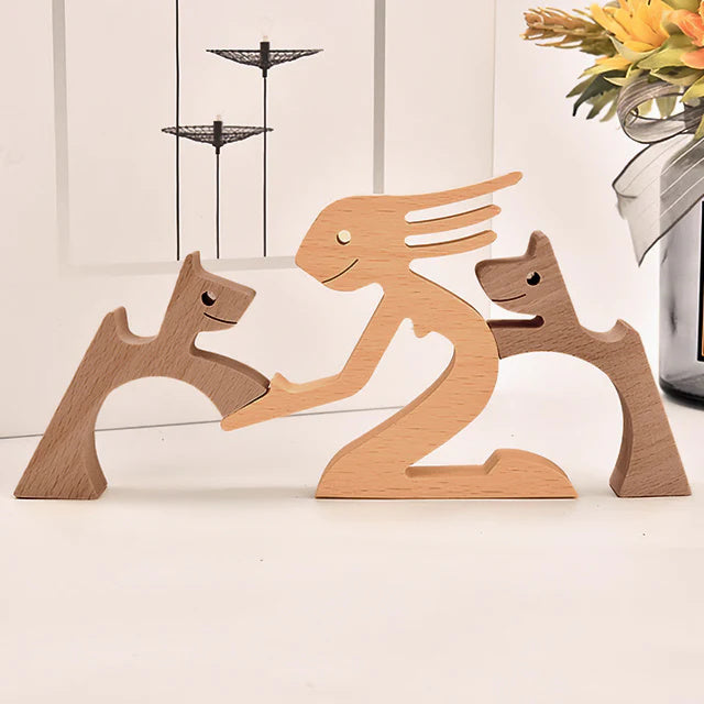 Variant image for Hand-Carved Wooden Animal Figures – Eco-Friendly Home Decor and Unique Gift for Animal Lovers-15