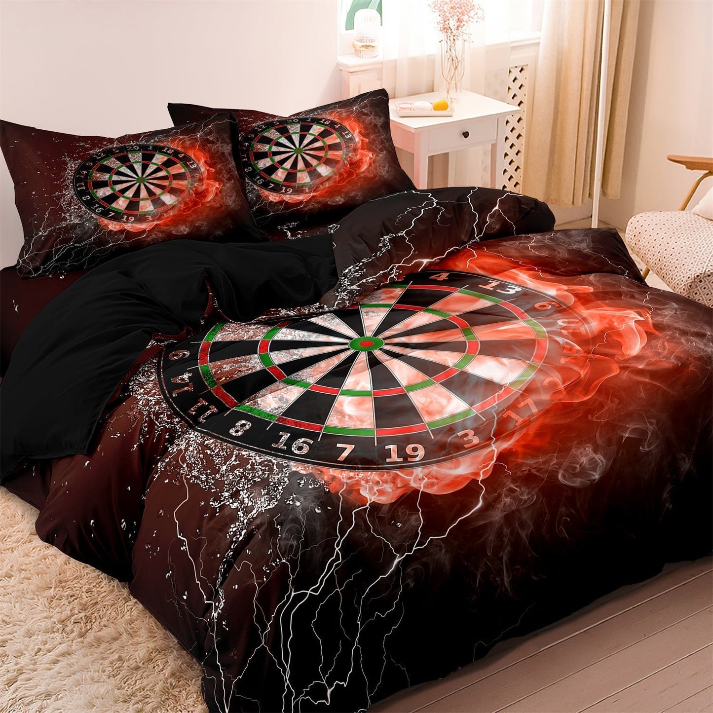 FlameDart - Bold Darts Bedding Set
