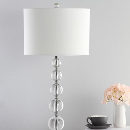 CrystalSphere - Elegant Bordlampe med Krystal Globus Design