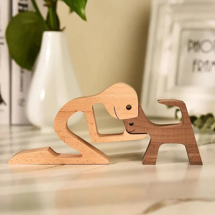 Hand-Carved Wooden Animal Figures – Eco-Friendly Home Decor and Unique Gift for Animal Lovers-3