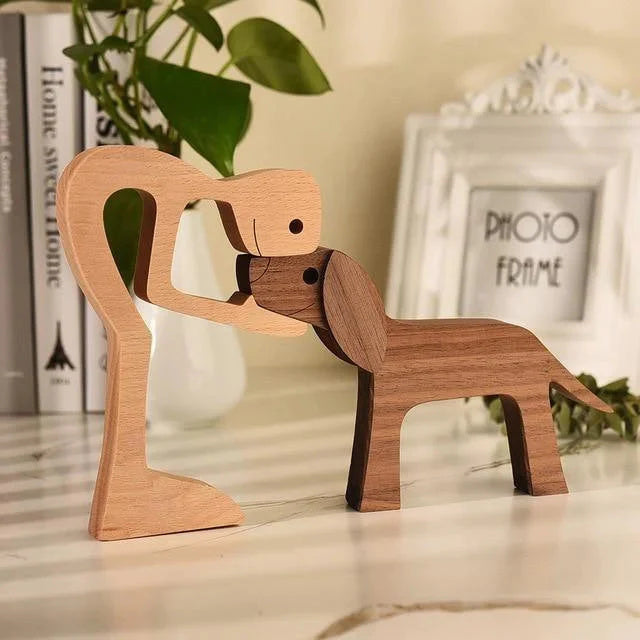 Hand-Carved Wooden Animal Figures – Eco-Friendly Home Decor and Unique Gift for Animal Lovers-2