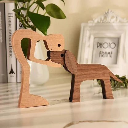Hand-Carved Wooden Animal Figures – Eco-Friendly Home Decor and Unique Gift for Animal Lovers-2