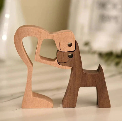 Hand-Carved Wooden Animal Figures – Eco-Friendly Home Decor and Unique Gift for Animal Lovers-1