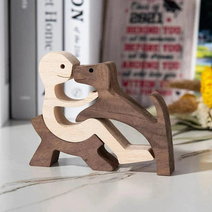 Hand-Carved Wooden Animal Figures – Eco-Friendly Home Decor and Unique Gift for Animal Lovers-4